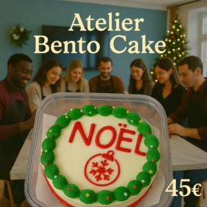 Atelier Bento cake Noël 20/12/2025.13h45 à 16h10